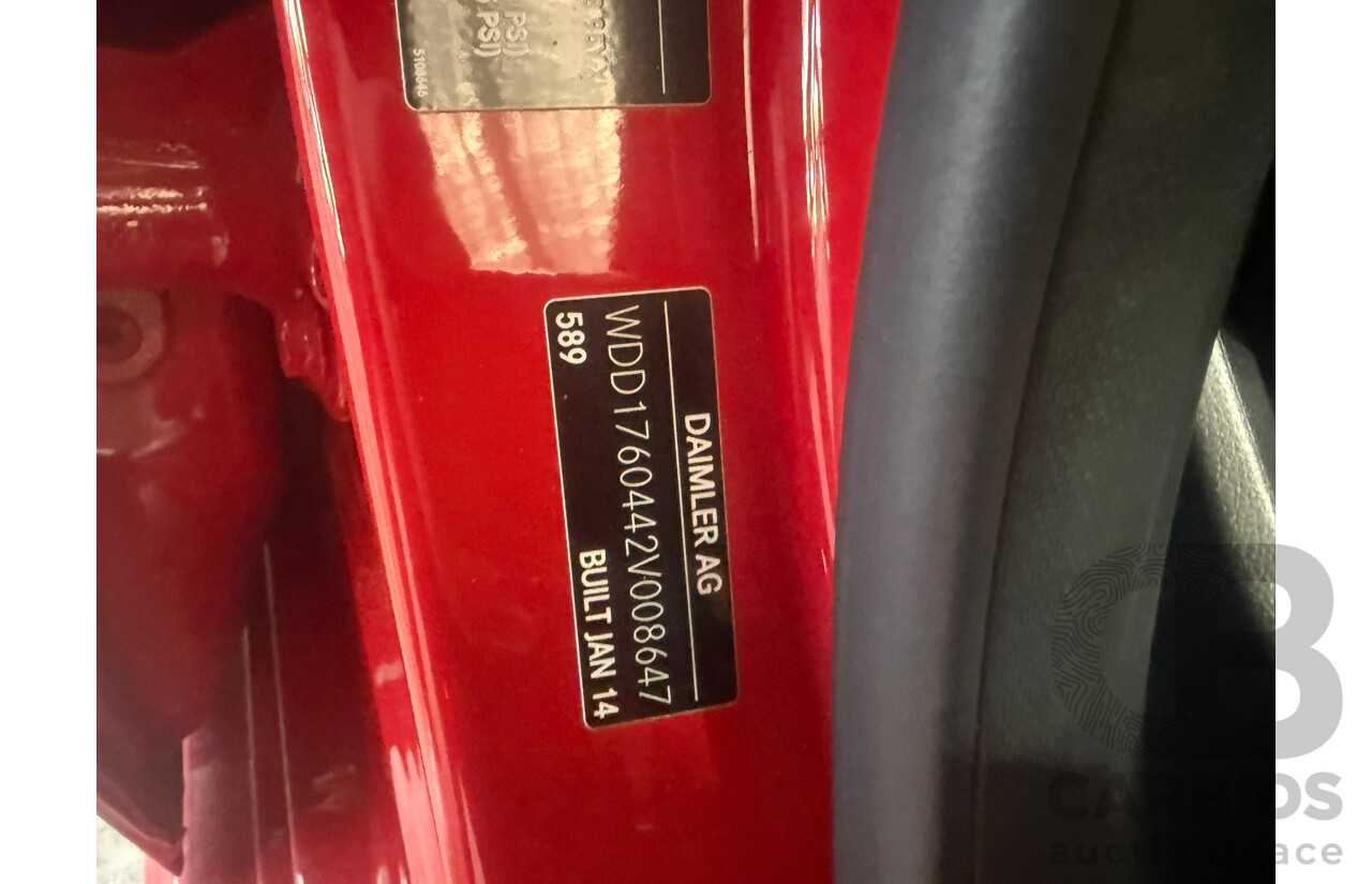 03/2014 Mercedes-Benz A250 Sport 176 MY14 5d Hatchback Red Turbo 2.0L