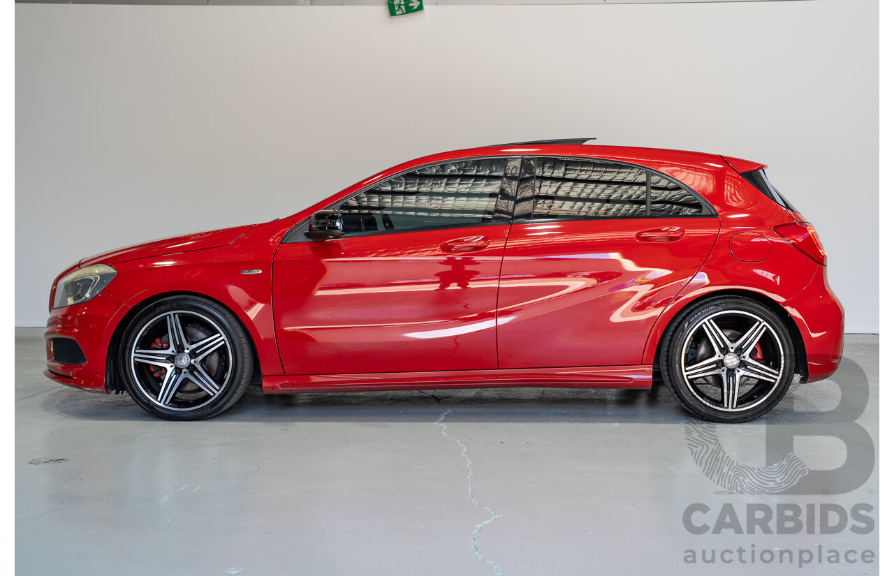 03/2014 Mercedes-Benz A250 Sport 176 MY14 5d Hatchback Red Turbo 2.0L