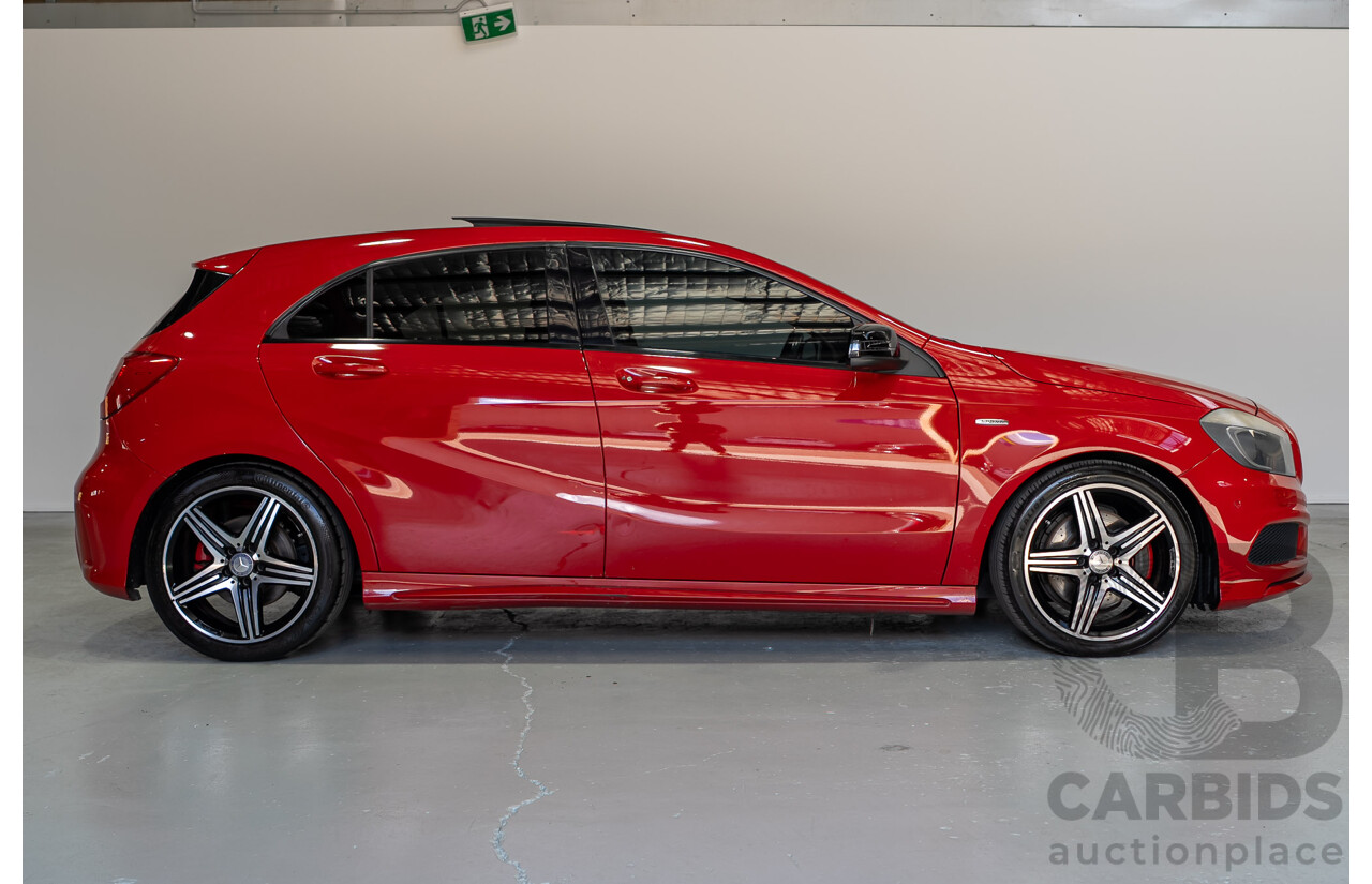 03/2014 Mercedes-Benz A250 Sport 176 MY14 5d Hatchback Red Turbo 2.0L