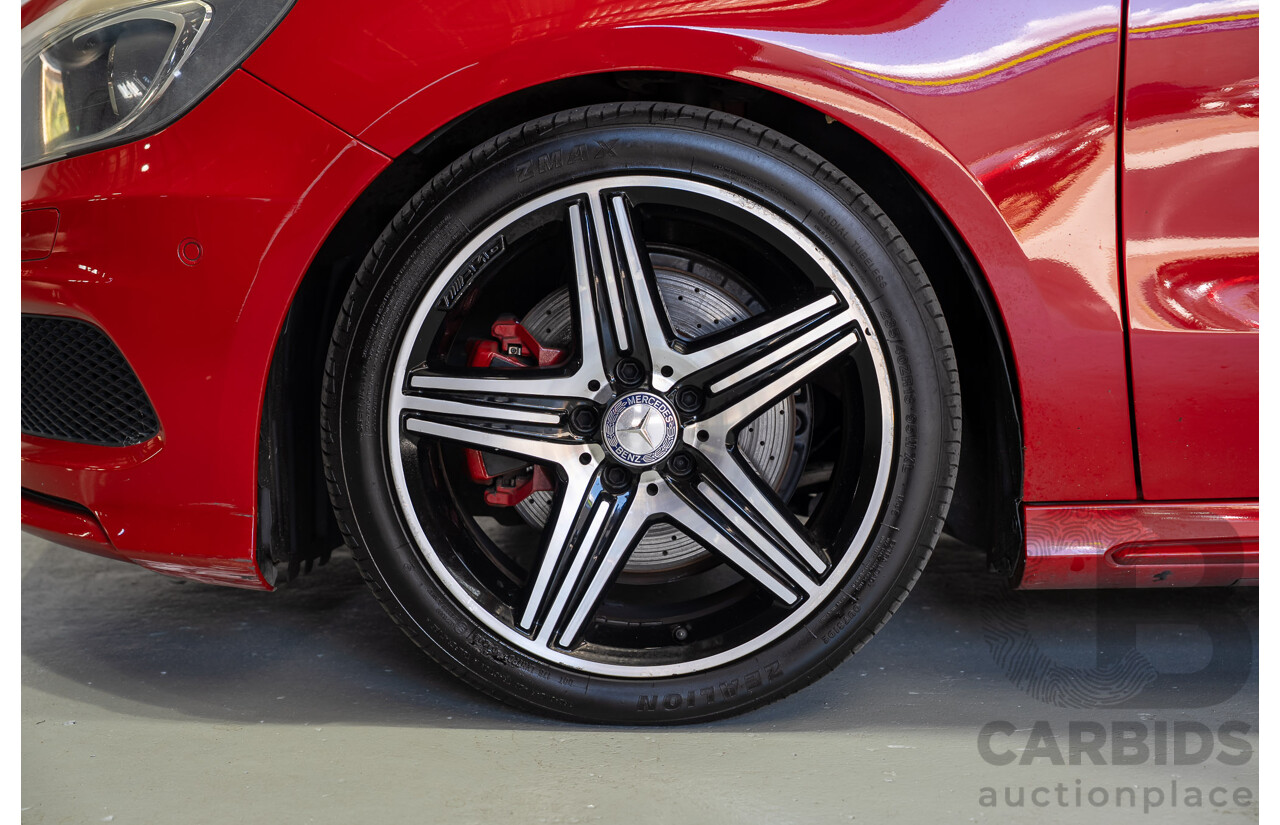 03/2014 Mercedes-Benz A250 Sport 176 MY14 5d Hatchback Red Turbo 2.0L