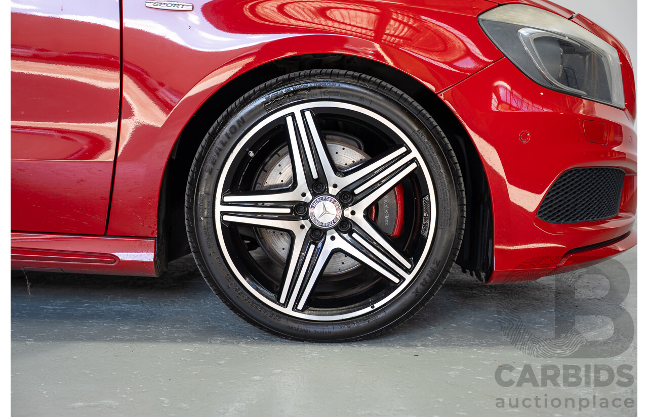 03/2014 Mercedes-Benz A250 Sport 176 MY14 5d Hatchback Red Turbo 2.0L