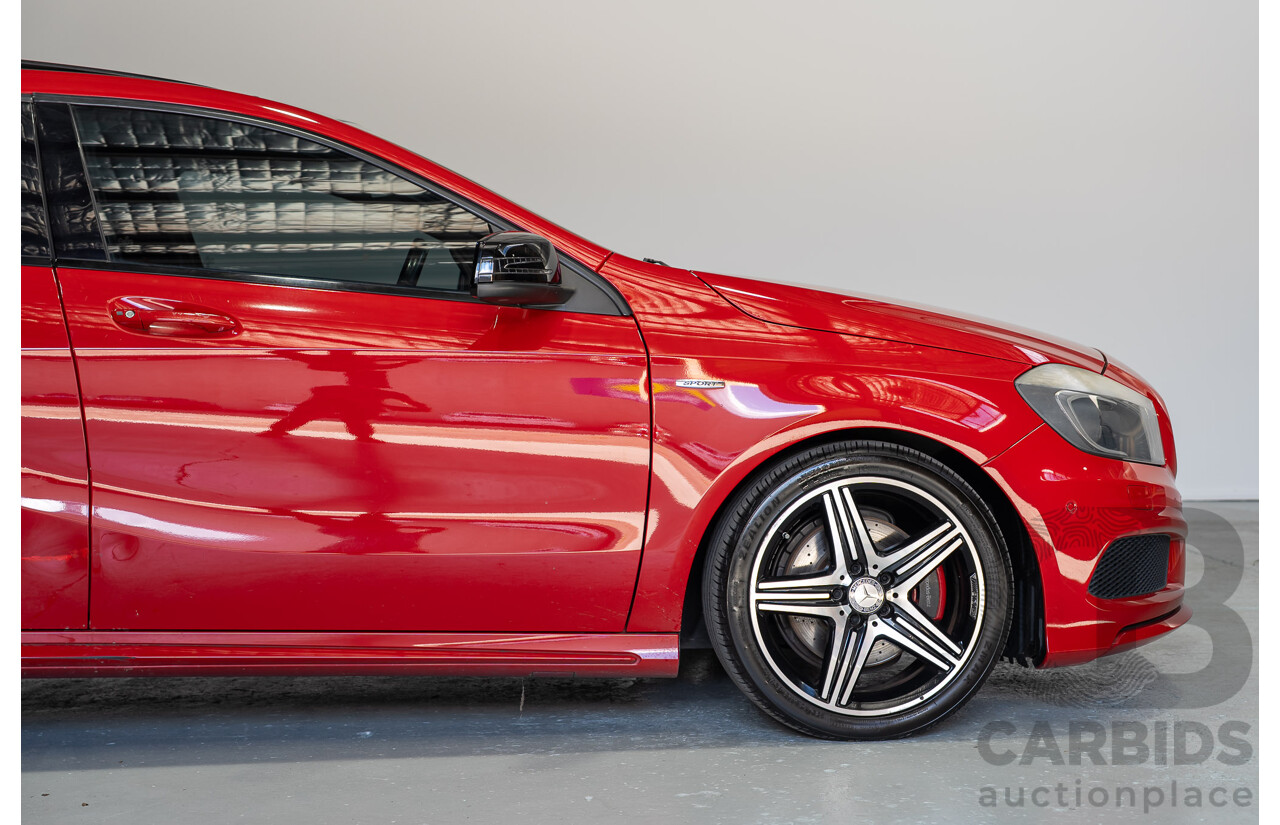 03/2014 Mercedes-Benz A250 Sport 176 MY14 5d Hatchback Red Turbo 2.0L