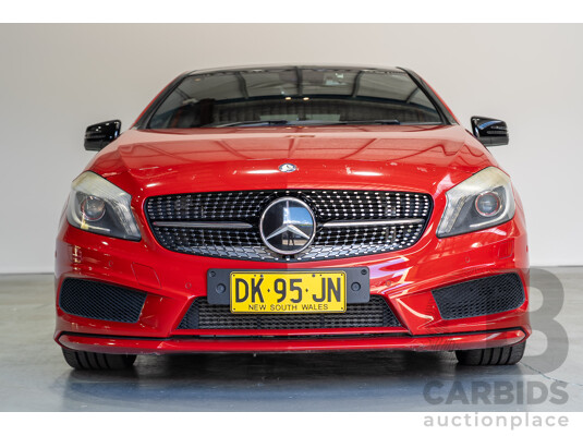 03/2014 Mercedes-Benz A250 Sport 176 MY14 5d Hatchback Red Turbo 2.0L