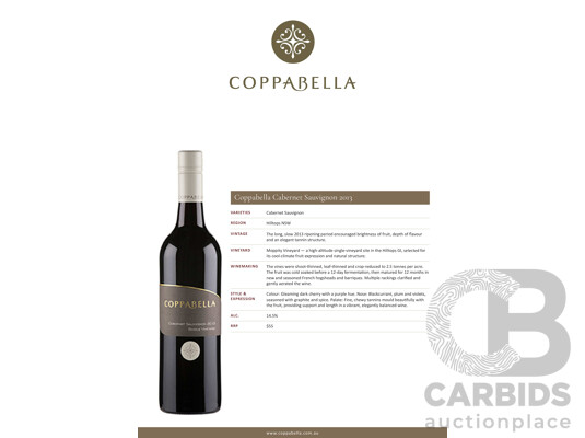 Coppabella Cabernet Sauvignon 2013 750ml - Case of 12 Bottles