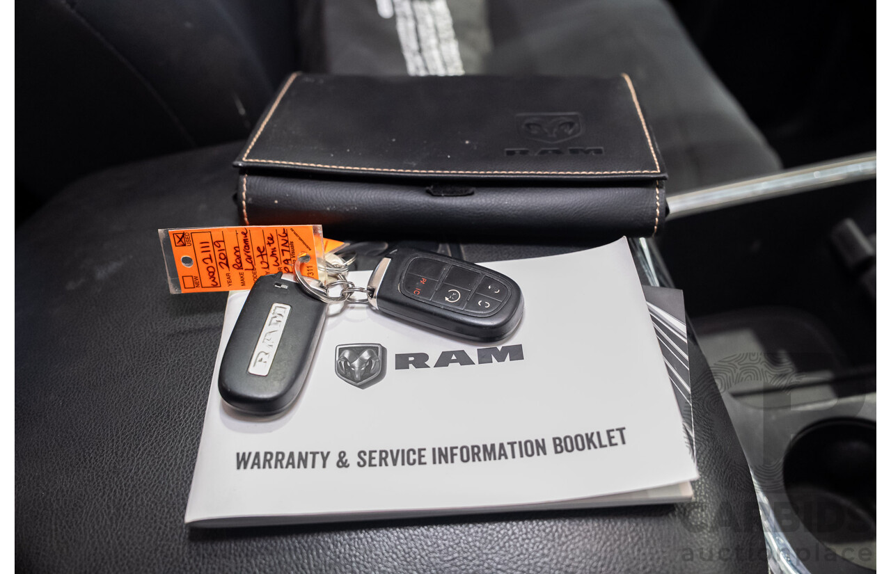 11/2019 Ram 1500 Laramie (4x4) FD3.2 MY19 Crew Cab Utility White 5.7L V8