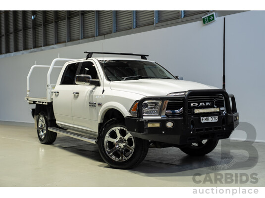 11/2019 Ram 1500 Laramie (4x4) FD3.2 MY19 Crew Cab Utility White 5.7L V8