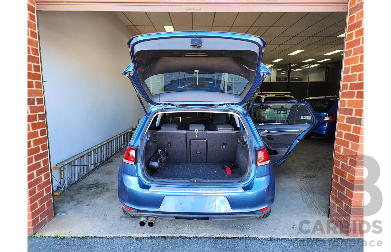 06/2013 Volkswagen Golf 103 TSI Highline AU 5d Hatchback Blue 1.4L