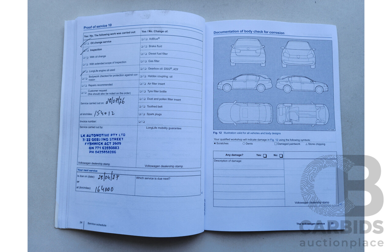 06/2013 Volkswagen Golf 103 TSI Highline AU 5d Hatchback Blue 1.4L
