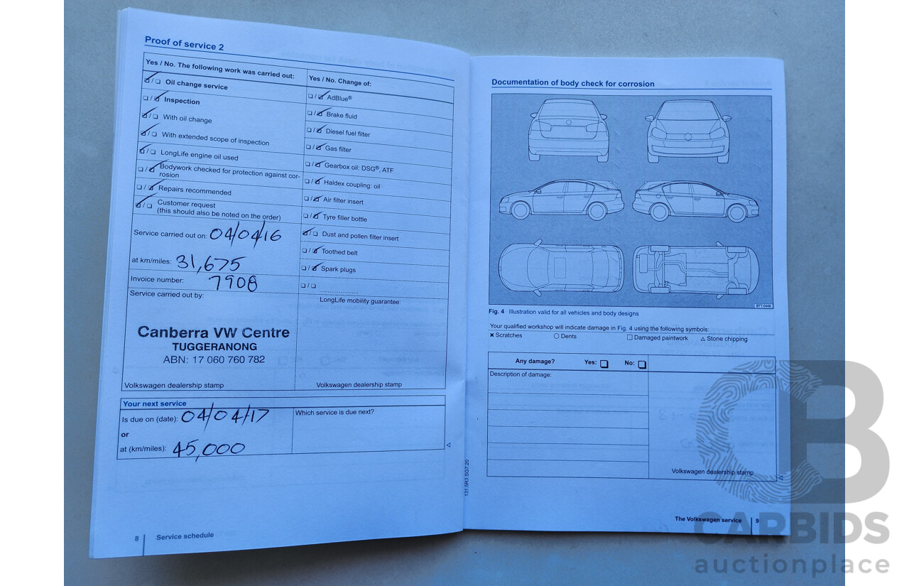 06/2013 Volkswagen Golf 103 TSI Highline AU 5d Hatchback Blue 1.4L