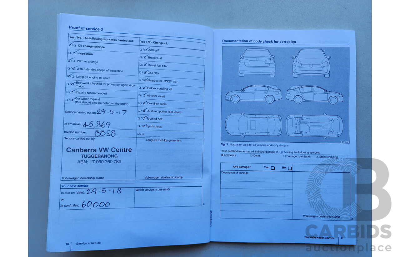 06/2013 Volkswagen Golf 103 TSI Highline AU 5d Hatchback Blue 1.4L