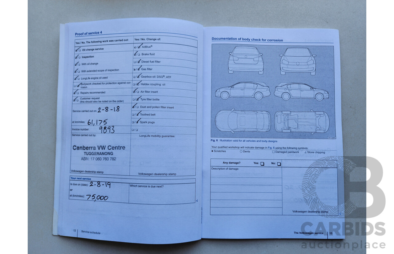 06/2013 Volkswagen Golf 103 TSI Highline AU 5d Hatchback Blue 1.4L