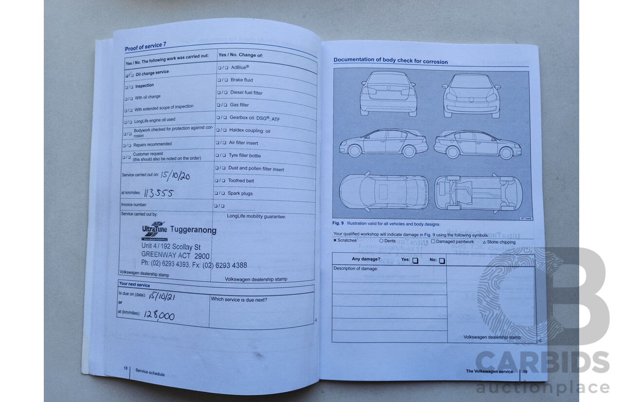 06/2013 Volkswagen Golf 103 TSI Highline AU 5d Hatchback Blue 1.4L