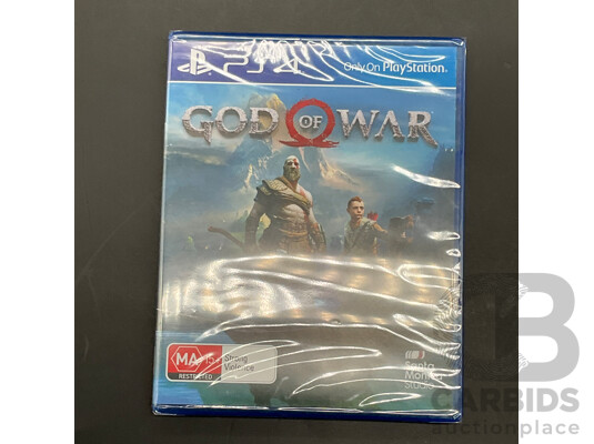GOD of WAR Video Game for PS4 - Lot of 15