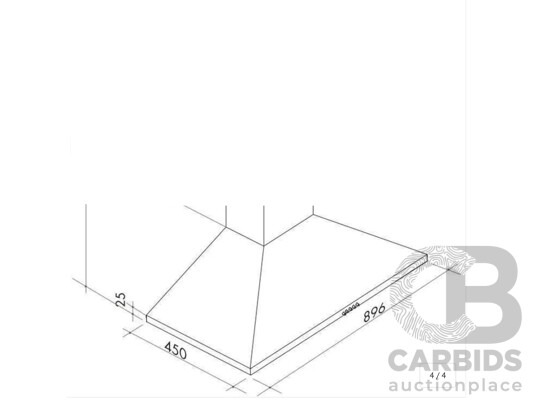 ARTUSI 90cm Canopy Rangehood (ACH935B) Anthracite