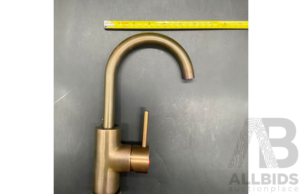 BRODWARE Stik Basin Mixer (Weathered Brass) - Lot of 2