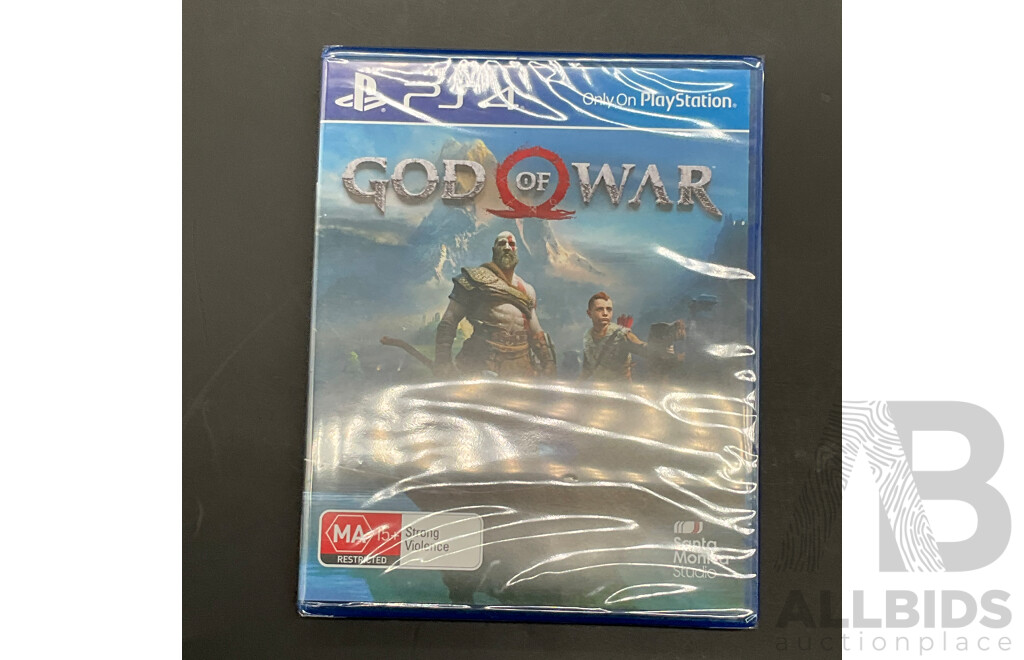 GOD of WAR Video Game for PS4 - Lot of 15