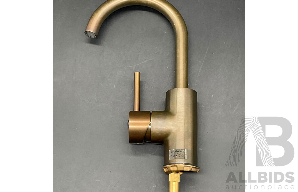 BRODWARE Stik Basin Mixer (Weathered Brass) - Lot of 2