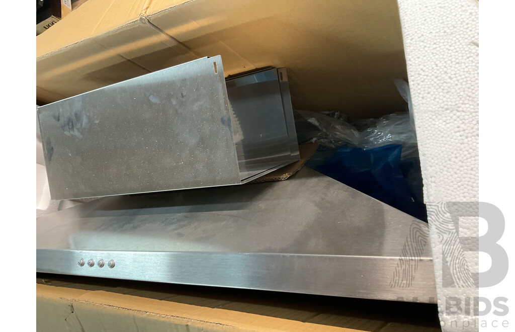 EUROMAID 90cm Pyramid Canopy Rangehood (CP9BLS)