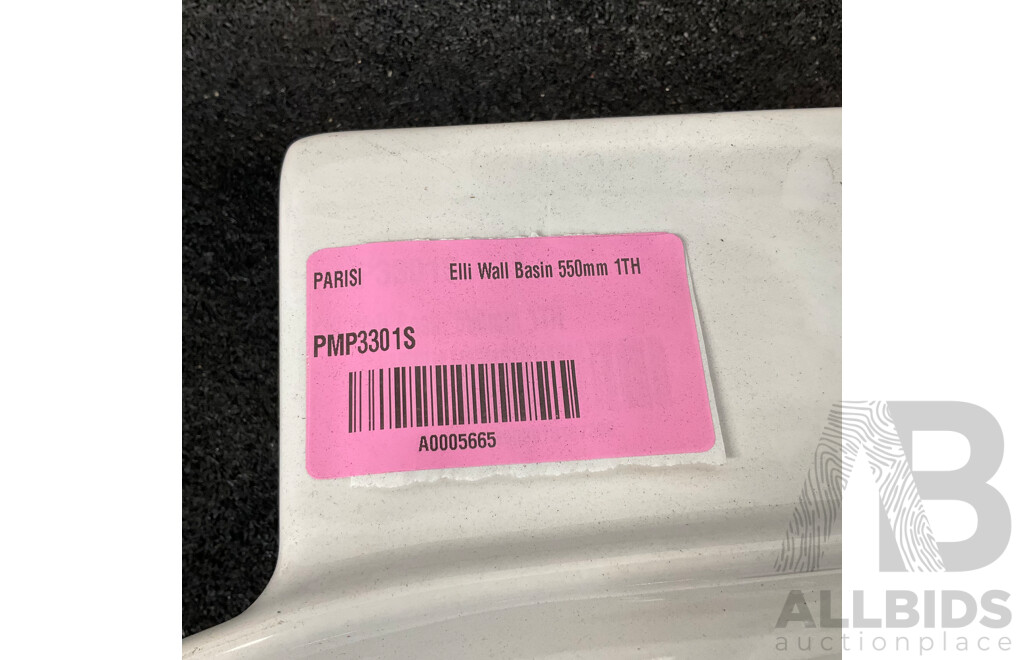 PARISI Elli Wall Basin 550mm 1TH (PMP3301S)