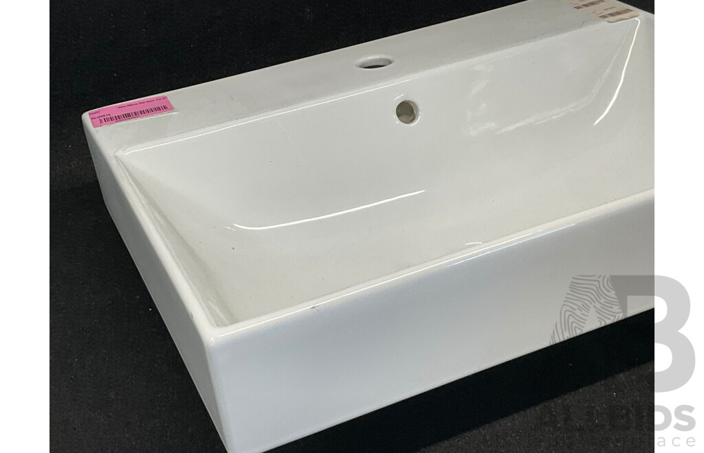 PARISI Velca 600mm Wall Basin 1TH of (TC18601S)