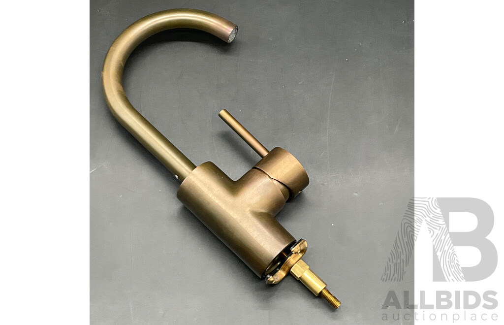 BRODWARE Stik Basin Mixer (Weathered Brass) - Lot of 2