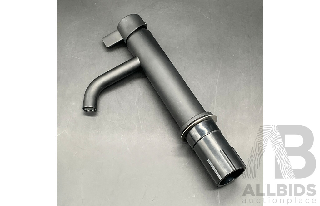 CLARK Round Blade Tower Basin Mixer (Matte Black) - Lot of 3