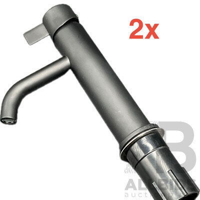 CLARK Round Blade Tower Basin Mixer (Matte Black) - Lot of 2