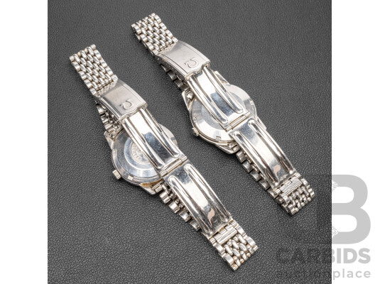 Vintage 1960's Swiss Made Omega Seamaster Watches - Lot of 2