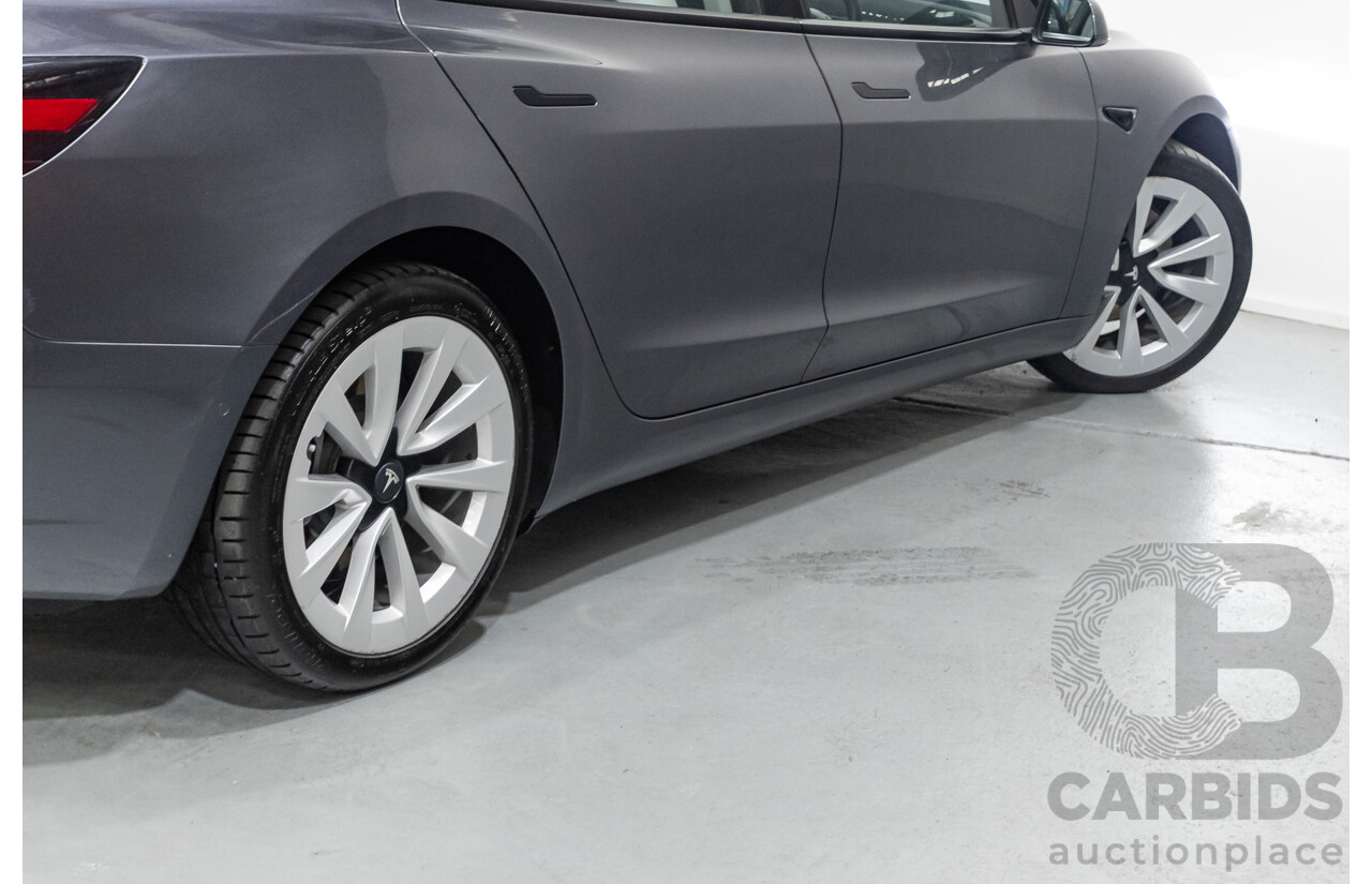4/2022 Tesla Model 3 MY22 4d Sedan Midnight Silver Metallic - Dedicated Electric EV 208kW