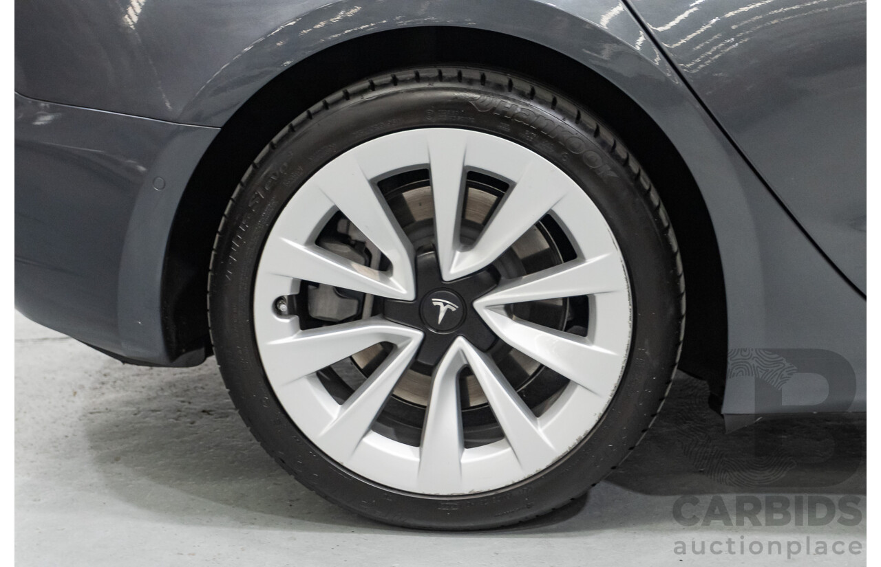 4/2022 Tesla Model 3 MY22 4d Sedan Midnight Silver Metallic - Dedicated Electric EV 208kW