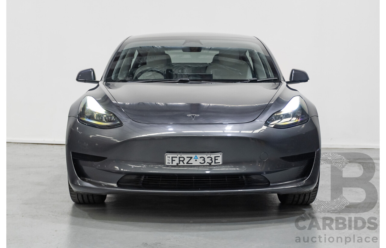 4/2022 Tesla Model 3 MY22 4d Sedan Midnight Silver Metallic - Dedicated Electric EV 208kW