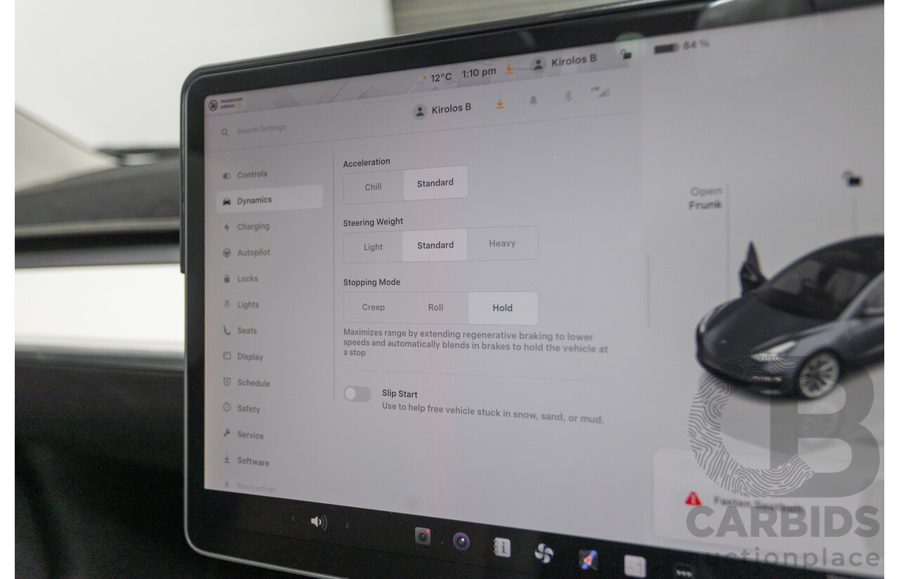 4/2022 Tesla Model 3 MY22 4d Sedan Midnight Silver Metallic - Dedicated Electric EV 208kW