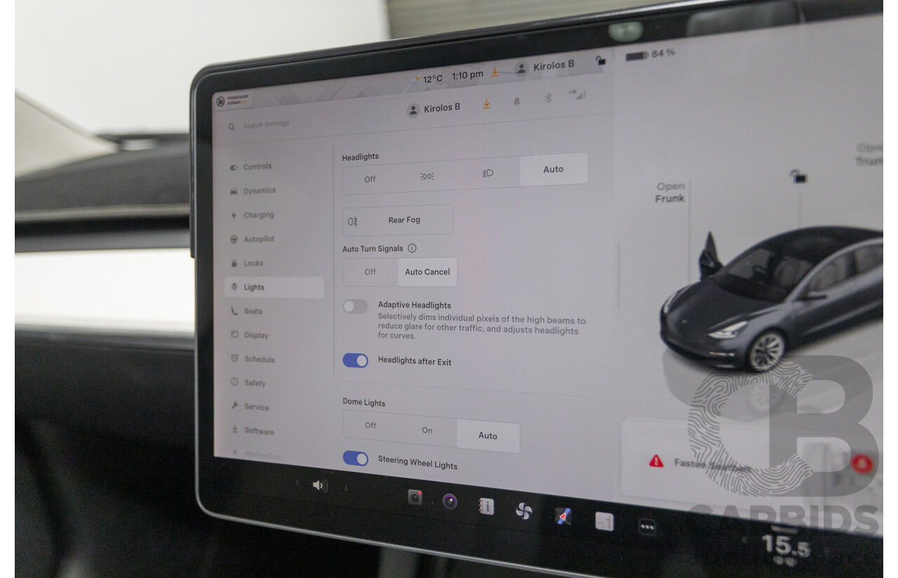 4/2022 Tesla Model 3 MY22 4d Sedan Midnight Silver Metallic - Dedicated Electric EV 208kW