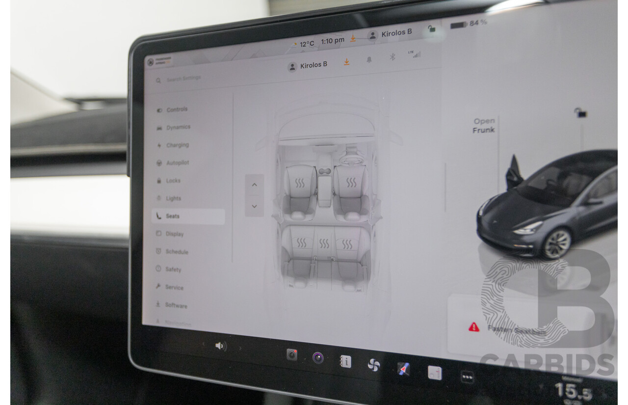 4/2022 Tesla Model 3 MY22 4d Sedan Midnight Silver Metallic - Dedicated Electric EV 208kW