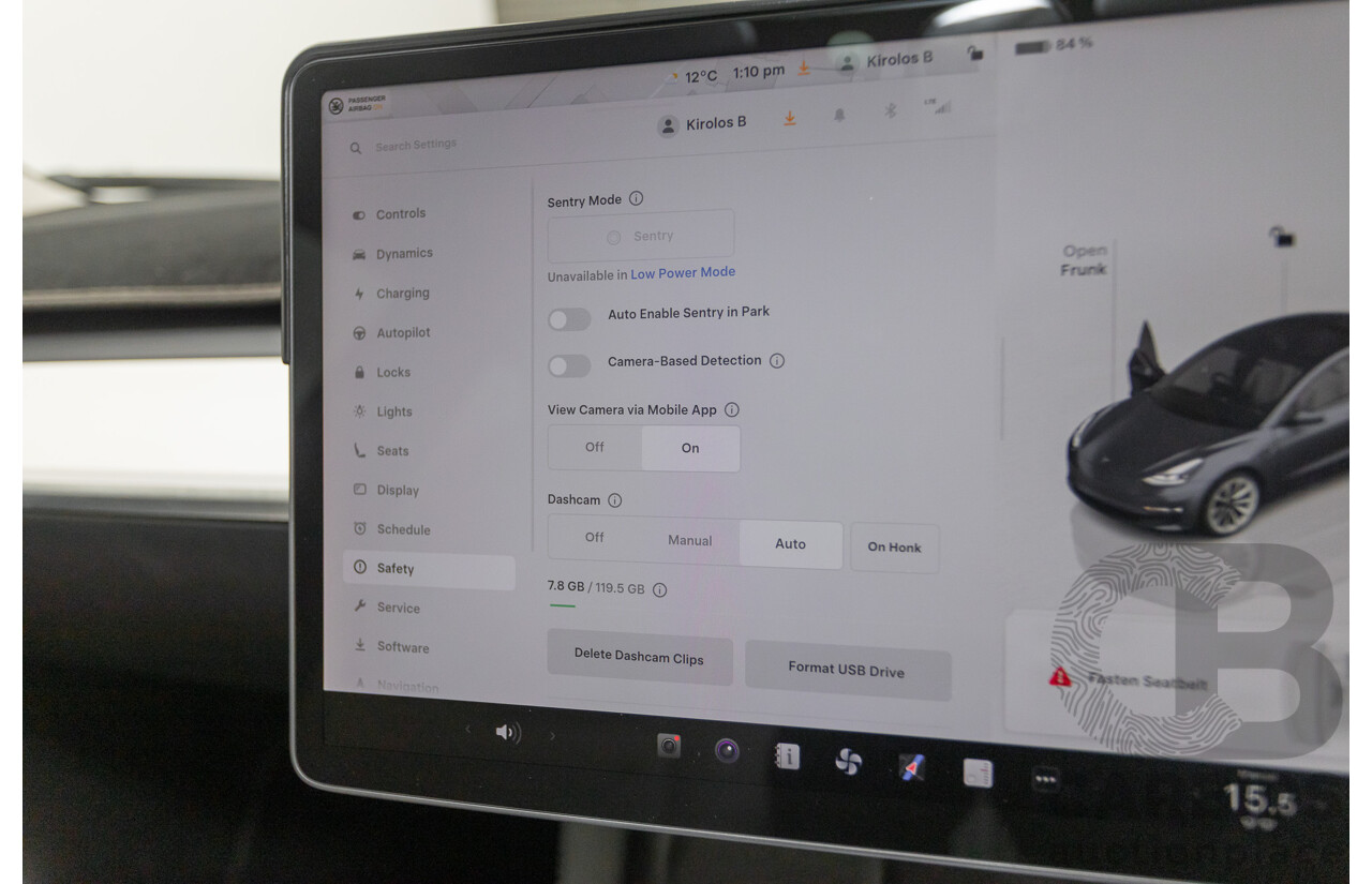 4/2022 Tesla Model 3 MY22 4d Sedan Midnight Silver Metallic - Dedicated Electric EV 208kW