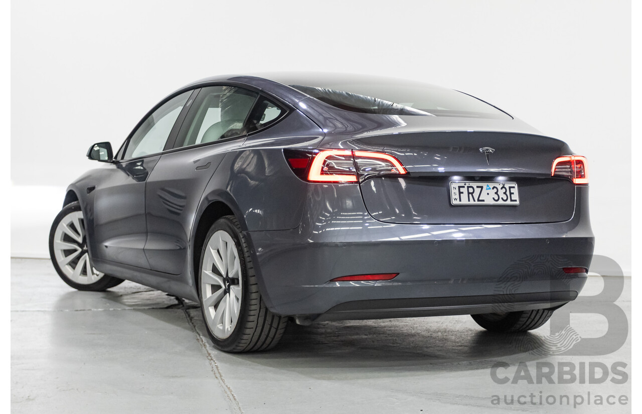 4/2022 Tesla Model 3 MY22 4d Sedan Midnight Silver Metallic - Dedicated Electric EV 208kW