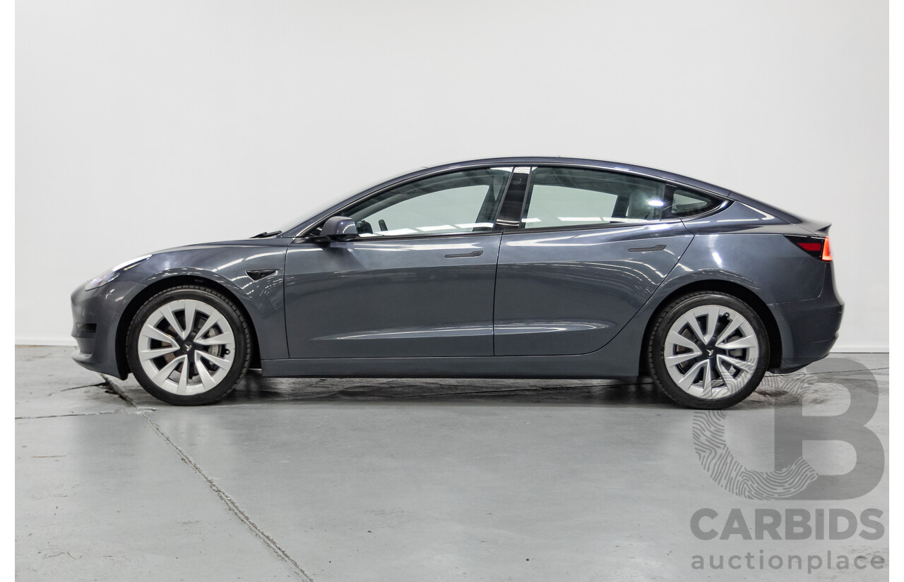 4/2022 Tesla Model 3 MY22 4d Sedan Midnight Silver Metallic - Dedicated Electric EV 208kW