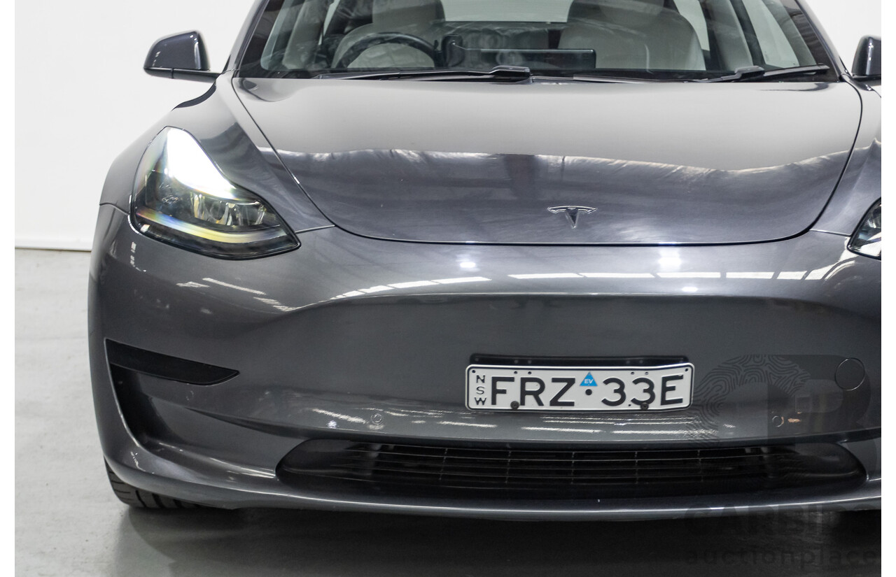 4/2022 Tesla Model 3 MY22 4d Sedan Midnight Silver Metallic - Dedicated Electric EV 208kW