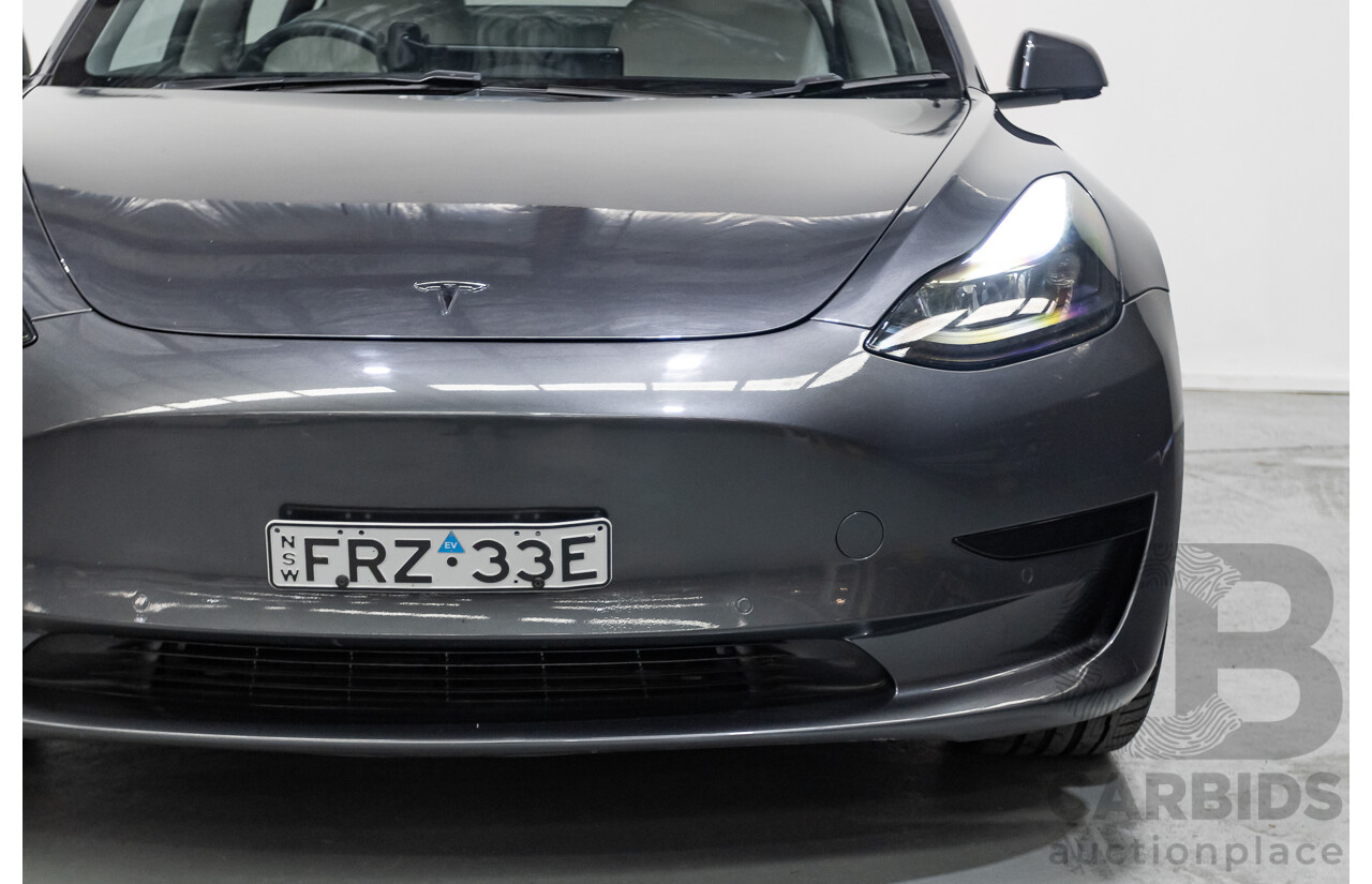4/2022 Tesla Model 3 MY22 4d Sedan Midnight Silver Metallic - Dedicated Electric EV 208kW