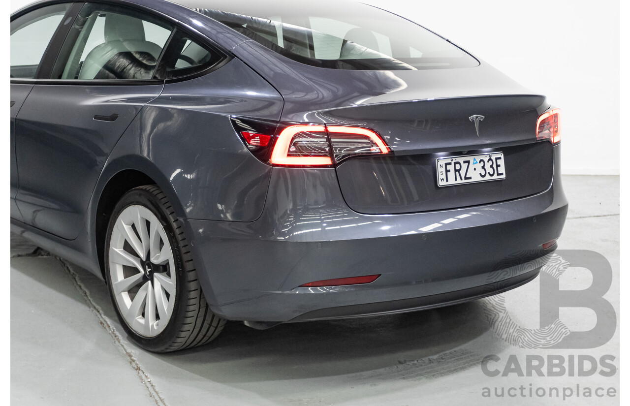 4/2022 Tesla Model 3 MY22 4d Sedan Midnight Silver Metallic - Dedicated Electric EV 208kW