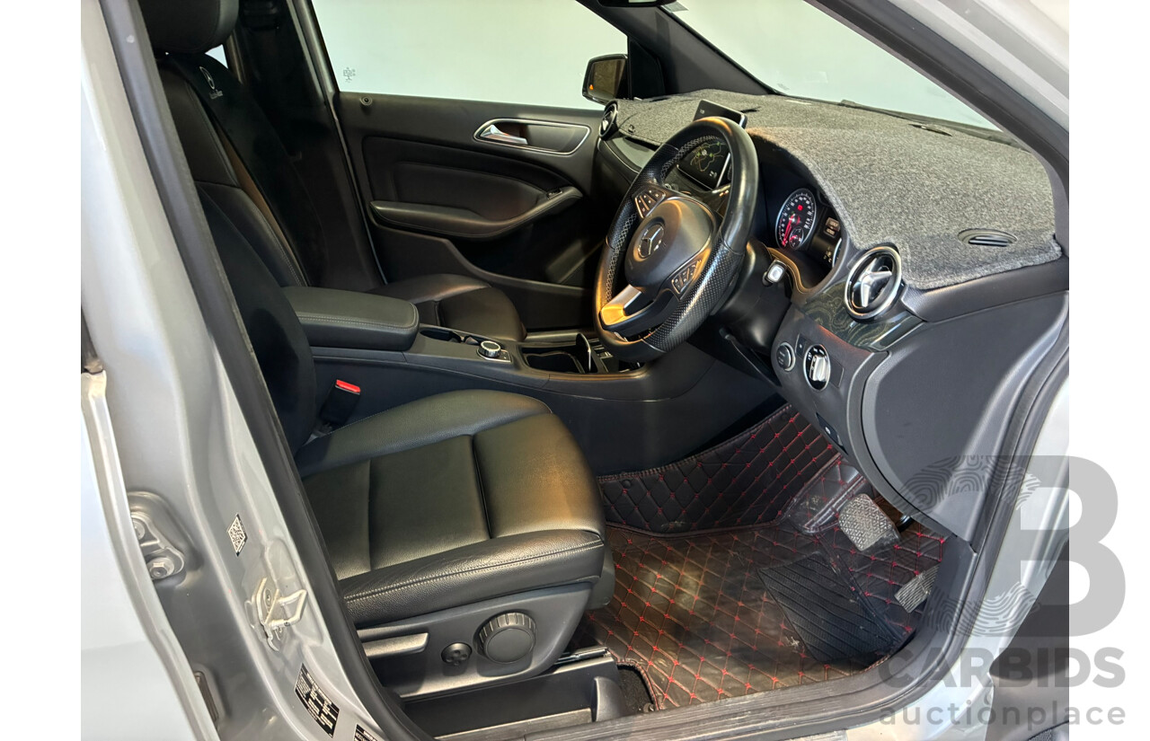 12/2015 Mercedes-Benz B200 246 MY16 5d Hatchback Silver Turbo 1.6L