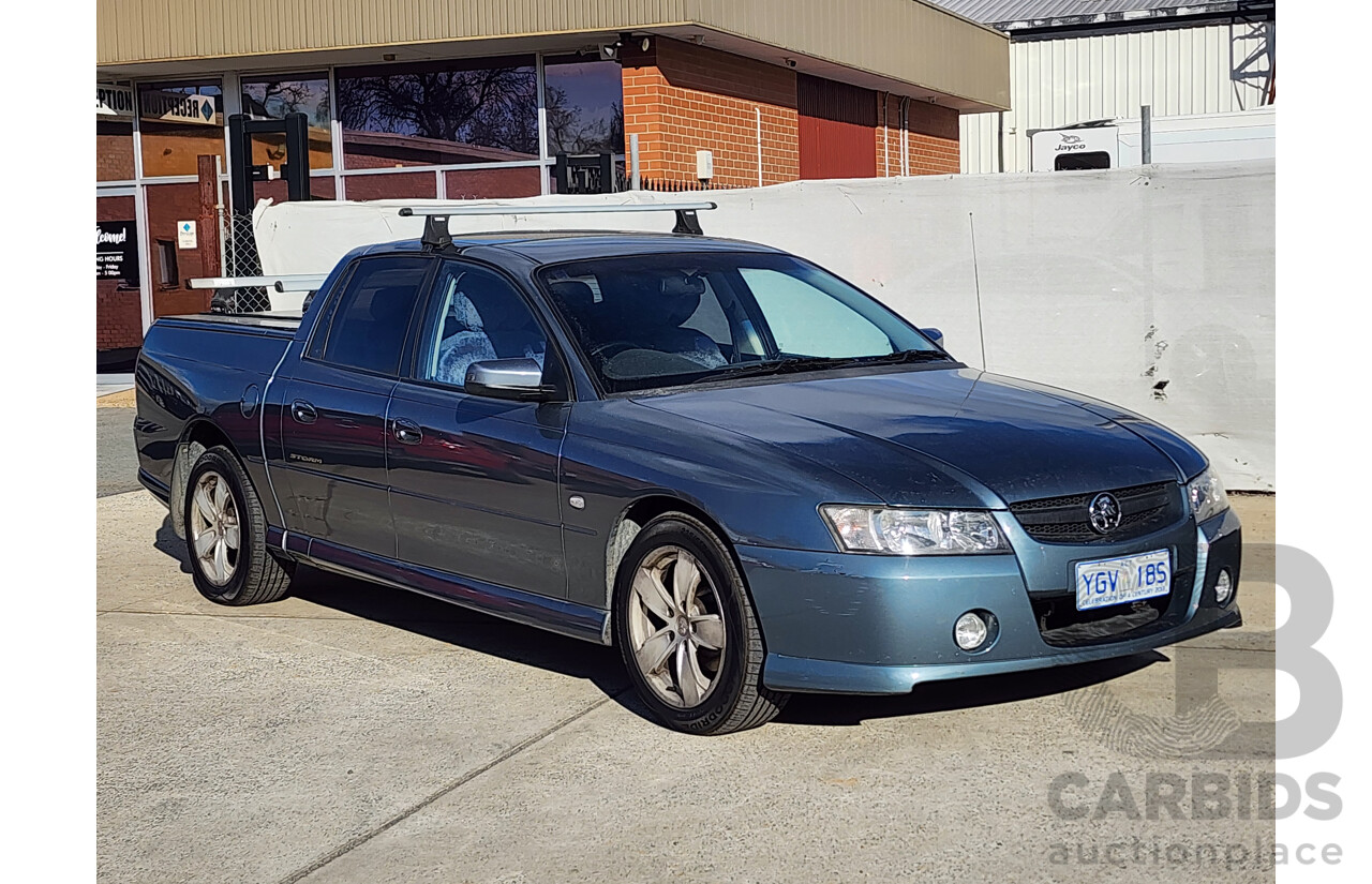 08/2005 Holden Crewman Storm VZ Crew Cab Utility Grey 3.6L