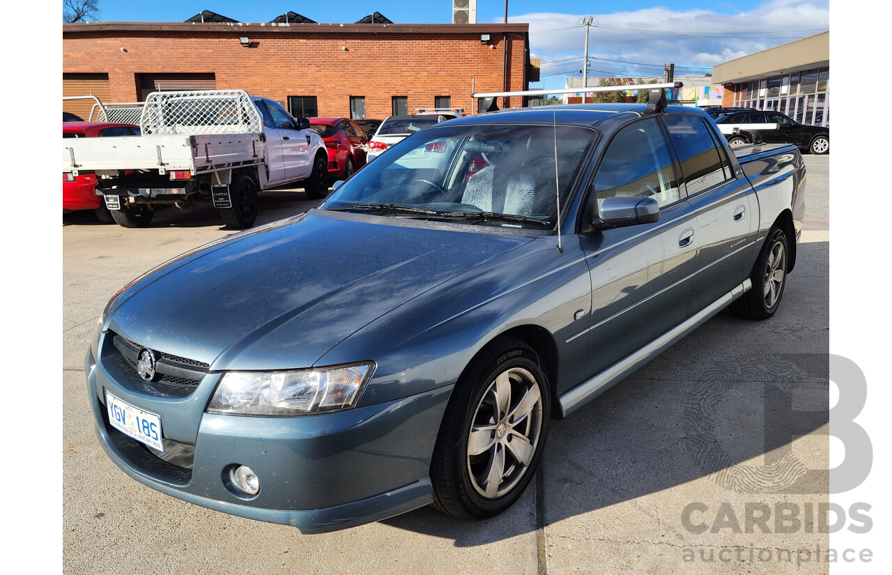 08/2005 Holden Crewman Storm VZ Crew Cab Utility Grey 3.6L