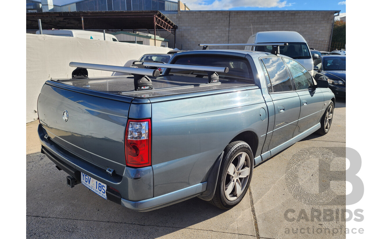 08/2005 Holden Crewman Storm VZ Crew Cab Utility Grey 3.6L