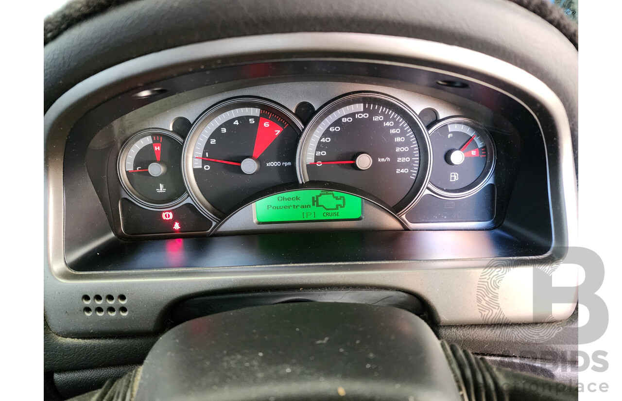 08/2005 Holden Crewman Storm VZ Crew Cab Utility Grey 3.6L
