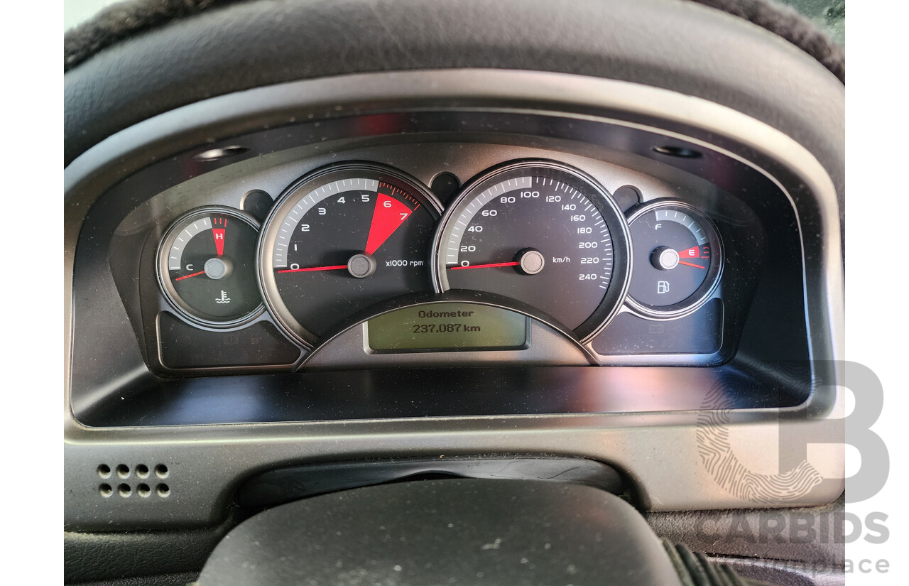 08/2005 Holden Crewman Storm VZ Crew Cab Utility Grey 3.6L