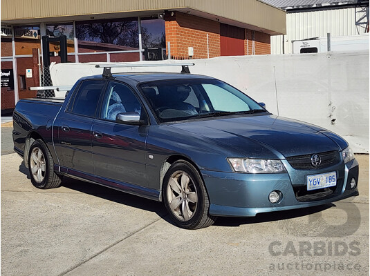08/2005 Holden Crewman Storm VZ Crew Cab Utility Grey 3.6L