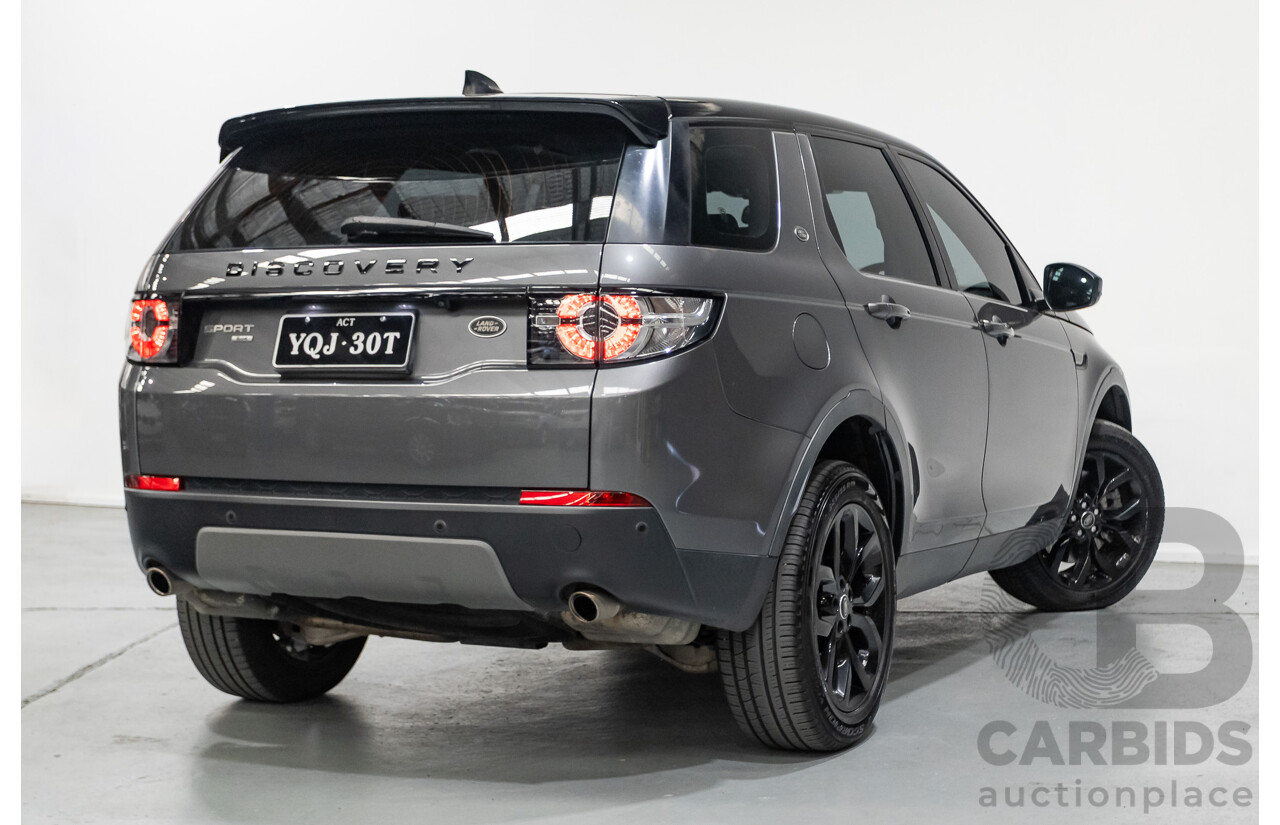 10/2018 Land Rover Discovery Sport SD4 SE (AWD) L550 MY18 4d Wagon Corris Grey Metallic Twin Turbo Diesel 2.0L - 7 Seater