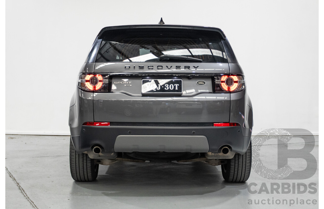 10/2018 Land Rover Discovery Sport SD4 SE (AWD) L550 MY18 4d Wagon Corris Grey Metallic Twin Turbo Diesel 2.0L - 7 Seater