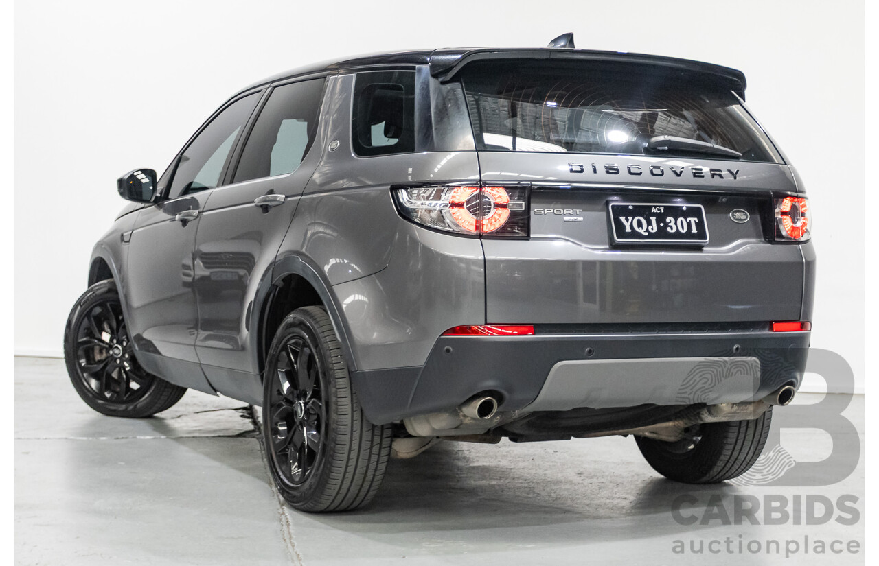 10/2018 Land Rover Discovery Sport SD4 SE (AWD) L550 MY18 4d Wagon Corris Grey Metallic Twin Turbo Diesel 2.0L - 7 Seater